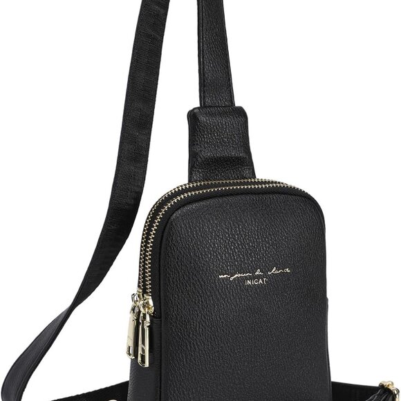 Small Crossbody Sling Bags for Women Vegan Leather Cell Phone Purse Fanny Packs - Picture 1 of 8